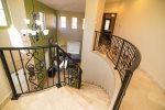 La Ventana del Mar beach rental el Dorado Ranch  - Stairway downstairs and to main bedroom 